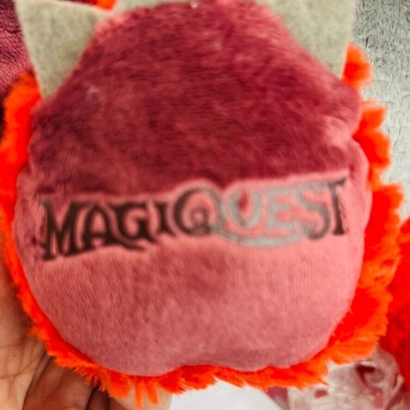 Build-a-Bear Great Wolf Lodge Magiquest 16" Plush Charlock Red Dragon Glow dark - Picture 6 of 15